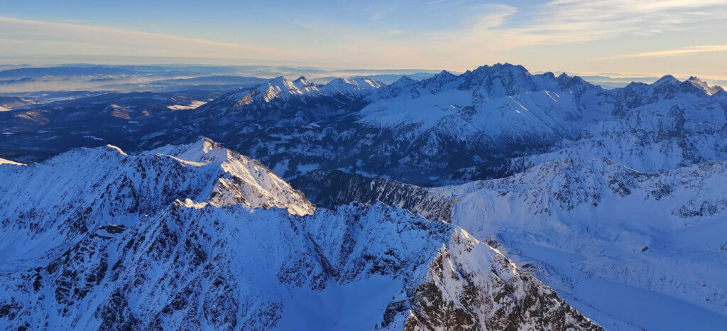 lot balonem nad tatrami widok z balonu
