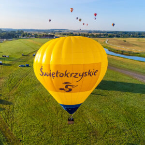 lot balonem ponidzie / chęciny