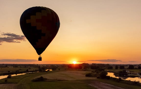 lot balonem kielce checiny ponidzie